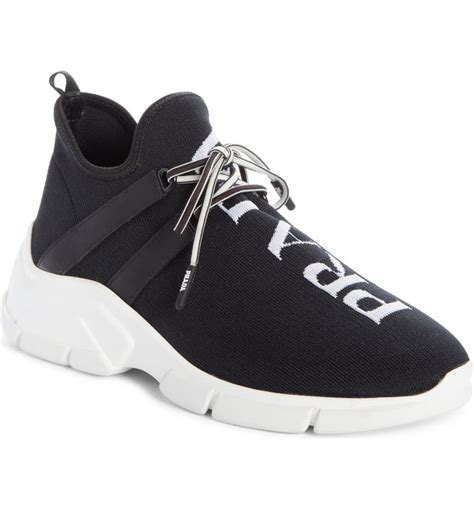 prada sock sneakers on|prada leather sneakers women's.